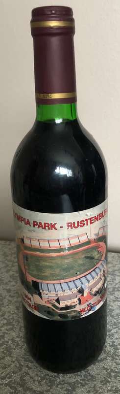1995 Rugby World Cup Memorabilia - Commemorative Port/Wine Limited Ed with Photos of Stadiums Used