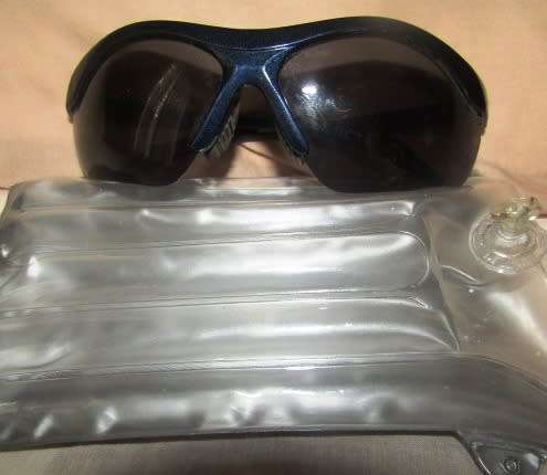 Fashionable Sol-R-Tec Sunglasses with Inflatable Pouch UV 400 From the USA
