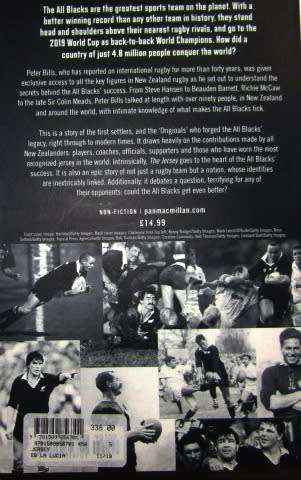 The Jersey By Peter Bills - A Must Read for All Rugby Enthusiast About the All Blacks