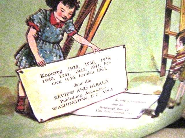 Oom Attie se Slaaptyd Stories - Eerste Uitgawe 1926 Hierdie Druk van 1964