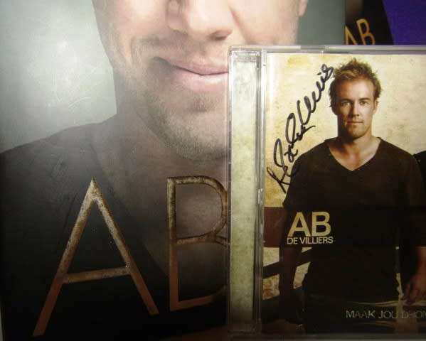 AB deVilliers Memorabilia -  Sluit in Biografie Boek en Getende CD `Maak Jou Drome Waar` -Skaars