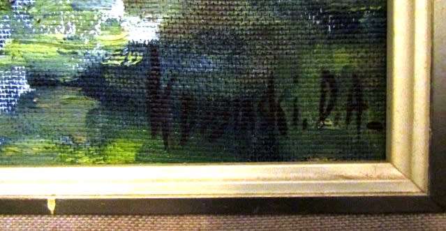 Original K Dubinski DA - International Artist -  Impressionism Art Piece with Lots of Depth -Autumn