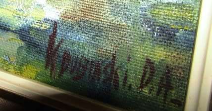 Original K Dubinski DA - International Artist -  Impressionism Art Piece with Lots of Depth -Autumn