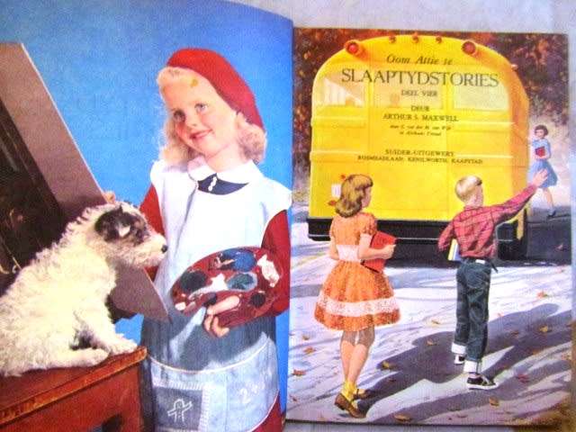 Oom Attie se Slaaptyd Stories-2de Uitgawe Volume Vier-Oorspronklik van 1926 Hierdie is Druk van 1964
