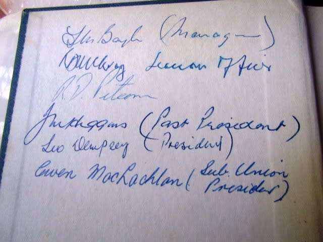 Colin Meads -Signed copy by Meads, Presidents, Managers, Coaches & Players of King Country RFU
