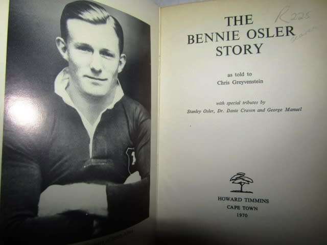 The Benny Osler Story by Chris Greyvenstein