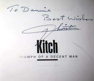 Kitch Christie - Triumph of a Decent Man by Edward Griffiths Signed Copy