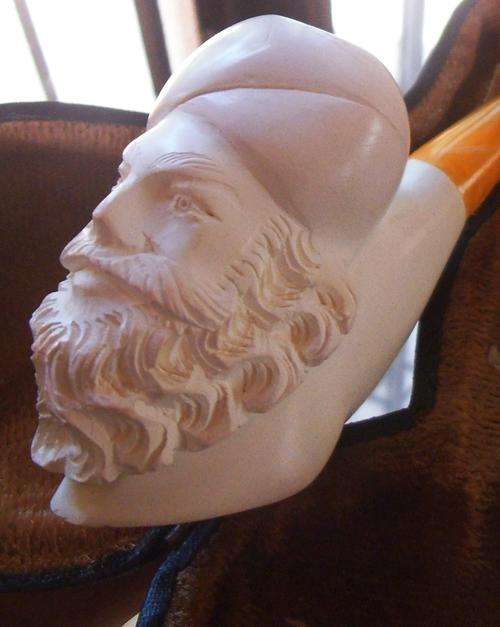 MEERSCHAUM PIPE - NEW - NEVER USED - DATES FROM THE 80s