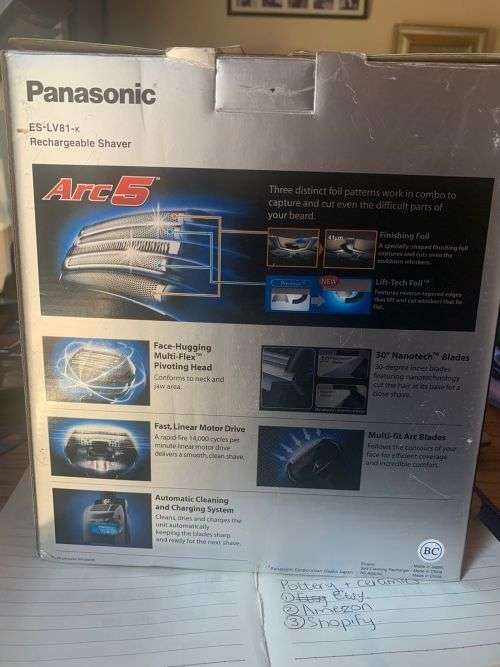 Panasonic Arc 5 Rechargable Shaver