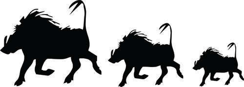 Family Warthog sticker