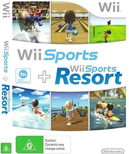 Wii Sports / Wii Sports Resort - 2 Games on 1 Disc Bundle Version (Wii) (PAL) (FREE SHIPPING)