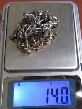 14g 9ct solid gold jewellery lot