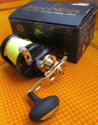 Fin-Nor OFC30H fishing reel with 300m 50lb Whiplash Braid and 300m .55mm perlon Mono Nylon