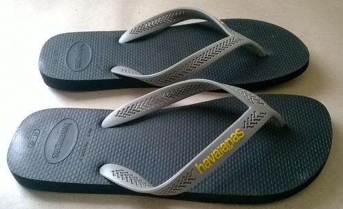 Havaianas Slops Black/Grey UK8