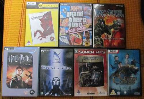 Bulk lot of 7 PC Games