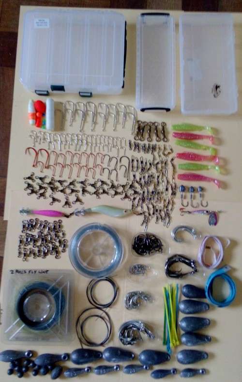 Bulk lot of 346 fishing items