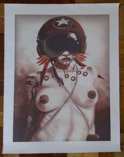 Large Brazilian Art Print on Canvas - like new