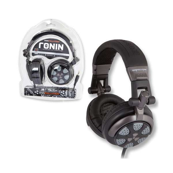 EARPOLLUTION RONIN Professional DJ Style Headphones - New used as demo unit