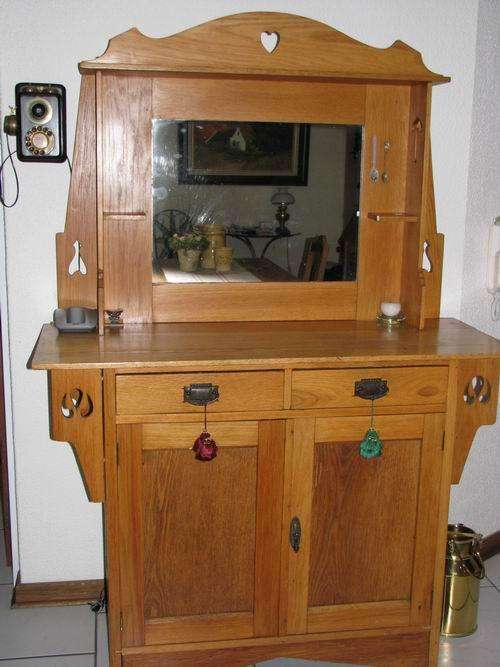 Antique "Africana" Teak Buffet