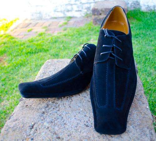 TJTJ Designer Black Suede shoes - code 60973
