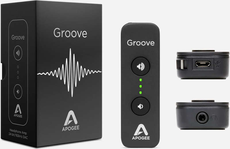 Apogee GROOVE Portable USB DAC and Headphone Amplifier for Mac and PC