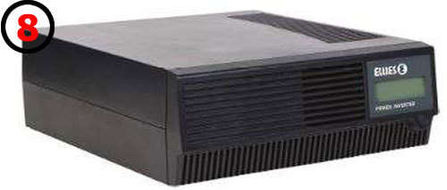 Ellies FBI2000W Power Inverter/UPS 1200W/2000VA with Charger