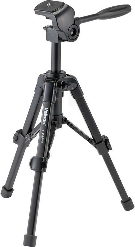 Velbon EX-Mini Aluminum Tabletop Tripod with 2-Way Pan/Tilt Head