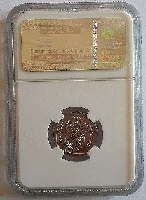 NGC Graded MS65 - 2002 Johannesburg World Summit R1 - High Grade