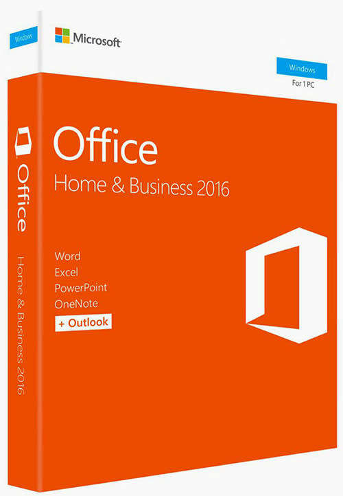 SEALED FULL RETAIL PACK: Microsoft Office 2016 Home and Business
