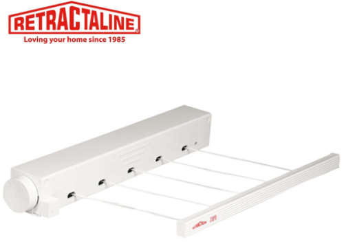 Zippy Retractaline - Retractable Washing Line Ideal for Bathrooms and Balconies