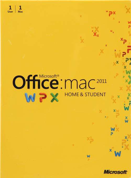 Genuine Sealed Microsoft Office 2011 Home & Student for Apple Mac
