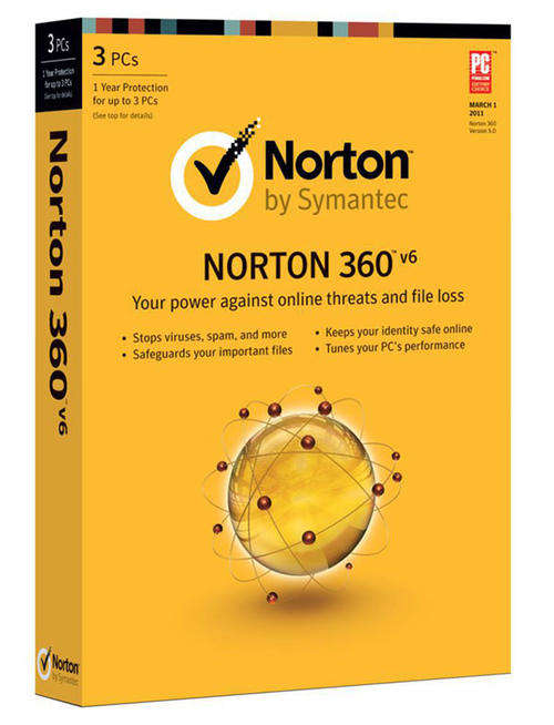 Norton 360 Multi-Device 3 PC's - Virus Removal and Antivirus Program
