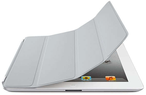 Original Apple Smart Cover for iPad 4 / 3 / 2 - Light Gray - MD307ZM/A