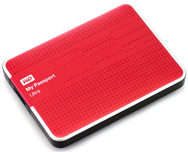 Western Digital My Passport ULTRA 2TB USB 3.0 Portable Hard Drive (RED)