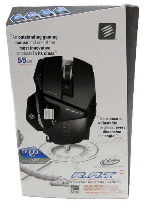 Mad Catz R.A.T. 9 Professional Wireless Gaming Mouse for PC/Mac