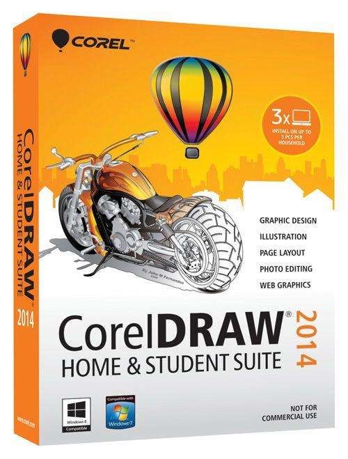 CorelDRAW Home and Student Suite 2014 - 3 Users