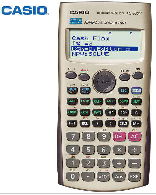 Casio FC-100V Financial Consultant Calculator