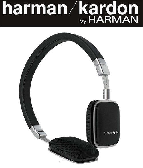 Year-End Clearance SALE!! Harman Kardon Soho-A On-Ear Headphones with In-line Mic & Controls (Black)