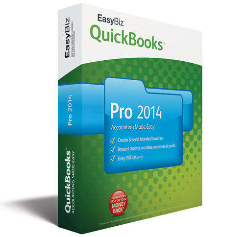 Quickbooks Pro 2014 + Payroll Included - Single User Full Pack