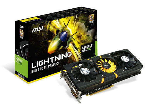 MSI NVIDIA GeForce GTX 780 Lightning Graphics Card 3GB, 384-Bit GDDR5