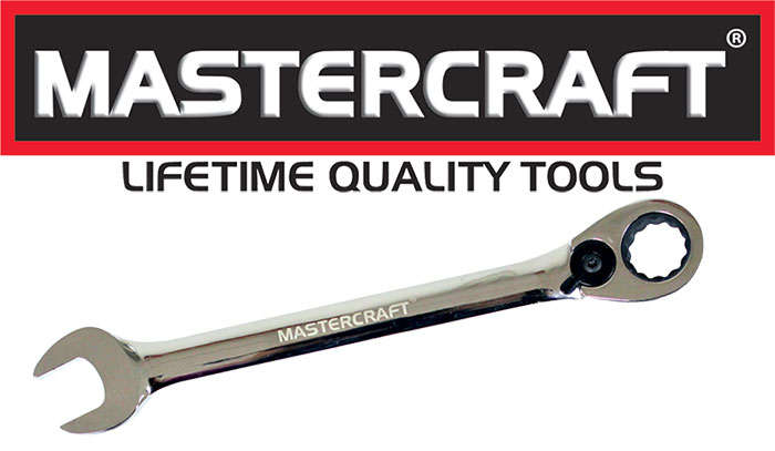 Mastercraft 12-Piece Reversible Ratcheting Combination Set