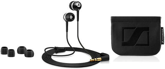 Sennheiser CX 300 II Precision Enhanced Bass Earbuds (Black)