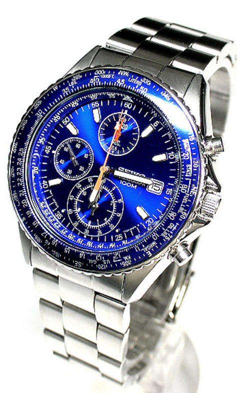 Year End Special!!!!Seiko Flight Master Pilots Tachymeter Watch!! Brand New!!