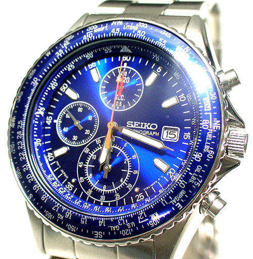Christmas Special!!!!Seiko Flight Master Pilots Tachymeter Watch!! Brand New!!