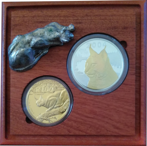 2004 - Natura Launch Set ~ Wild Cats ~ Caracal ~ RARE 1 of 300