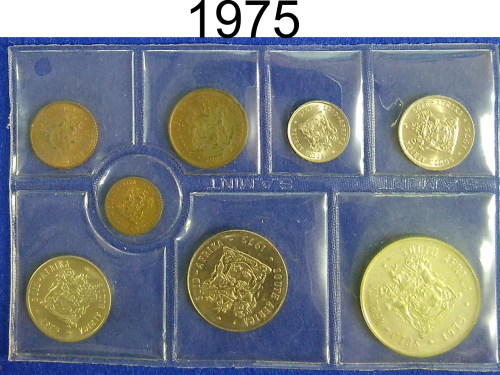 1975 Mint Pack # with Silver R1 #