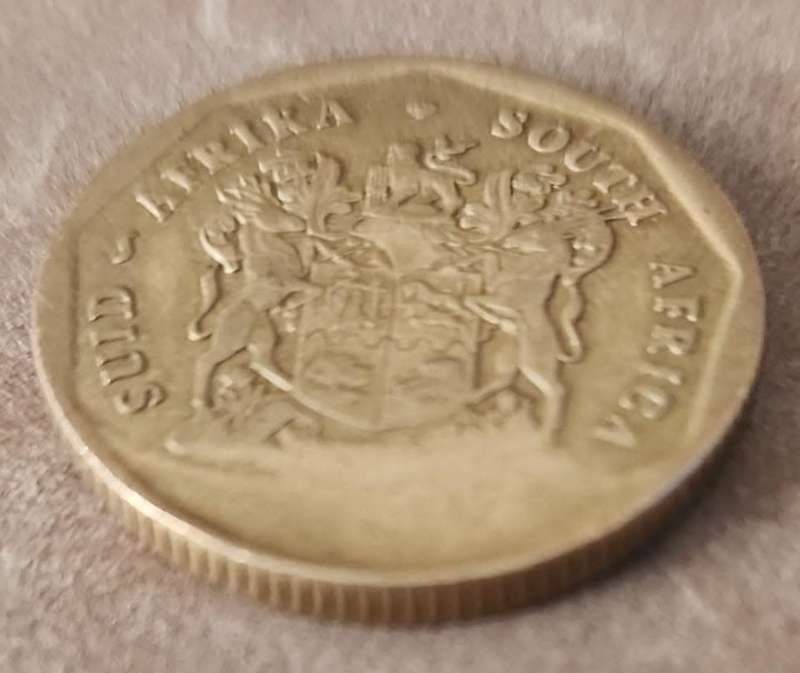 Error 50c minted between 1990 & 1995 with double reverse die breaks ~ Discounted!!