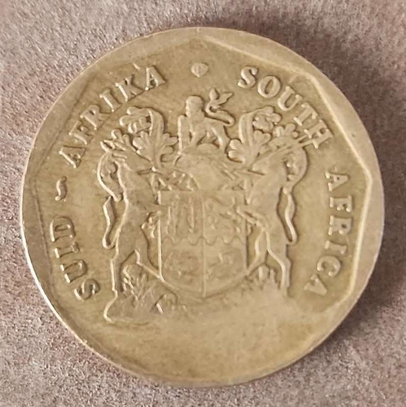 Error 50c minted between 1990 & 1995 with double reverse die breaks ~ Discounted!!