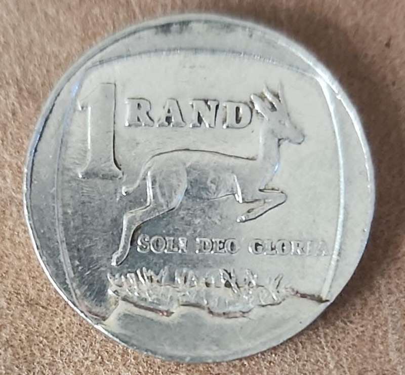 Error R1 minted 1994 with die break ~ Discounted!!