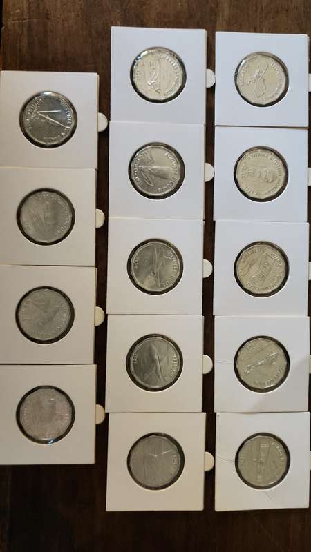 Token Collection!!!! 14 Vintage Shell ~ Man in Flight